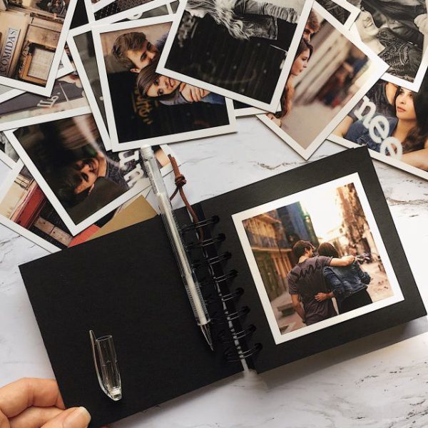 Travel photo album for your memories, Polaroid photo album friends,  personalized wedding album,…